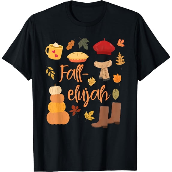 Fallelujah Autumn Season With Cute And Cozy Fall Vibes T-Shirt ...