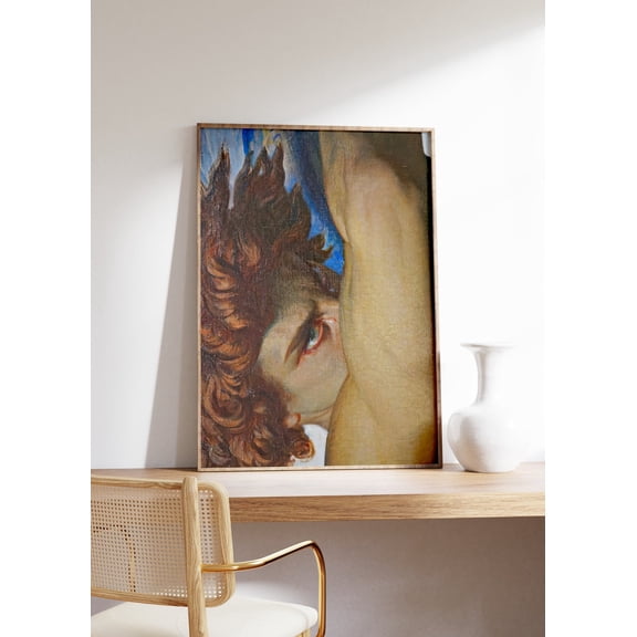Fallen Angel Wall Art Print, Renaissance Style Art And Home Decor