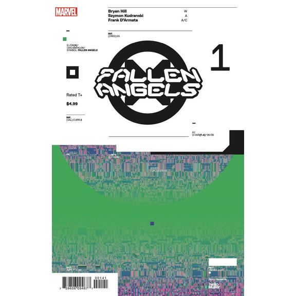 Fallen Angels #1 (Hickman Design Var Dx) Marvel Comics Comic Book