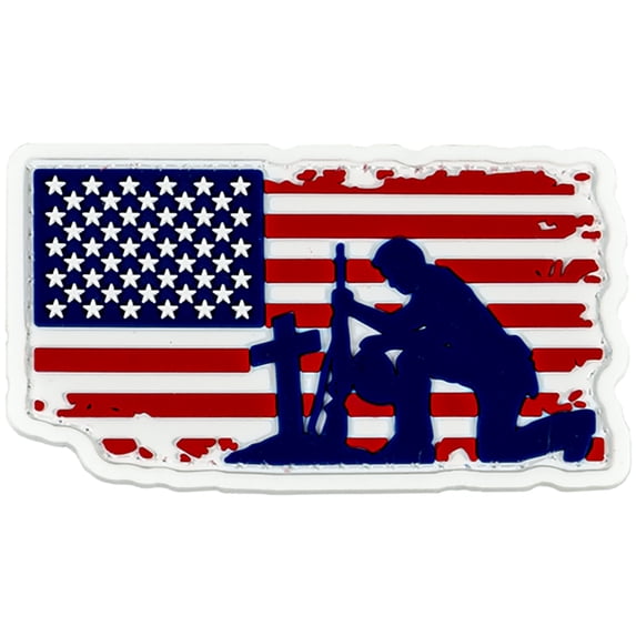 Merica Life Fallen But Not Forgotten Patch, 3 x 2