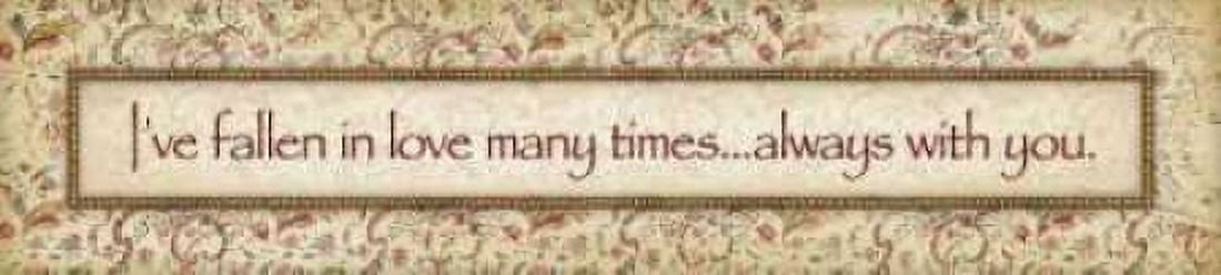Fallen In Love Canvas Art - Stephanie Marrott (12 x 36)