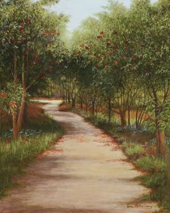 Fallen Petals Canvas Art - Lene Alston Casey (24 x 30)