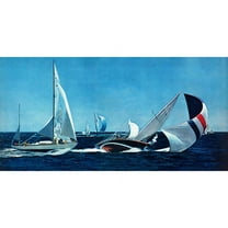 "Fallen Sail" Painting Print on Wrapped Canvas