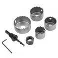 thumbnail image 1 of Falleo Clearance 1 set 32/38/44/54mm High Carbon Steel Hole Saw Drill Bit Cutter Tool for Woodworking, 1 of 5