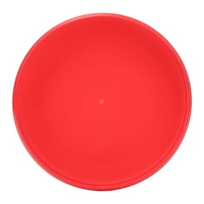 Falleo Clearance 10.7in PE Sports Flying Disc for Adults Easy Catching Disc for Competitions Beach Backyard Lawn Park Camping Red
