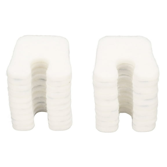 Falleo Clearance 10 Pairs U Shaped Felt Callus Pads Soft Comfortable Reduce Pain Multifunctional Self Adhesive Callus Cushions for Women Men