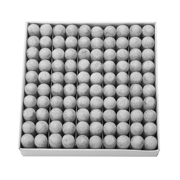 Falleo Clearance 100Pcs Durable Plastic Billiard Replacement Pool Cue Tips Lot Accessory(13MM)