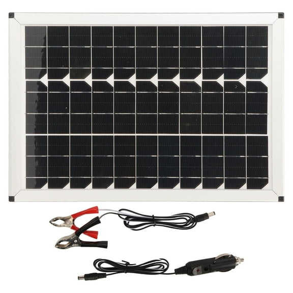 Falleo Clearance 100W Solar Panel Kit Fast Charging 12V Dual USB Solar Panel Car Battery Charger for Motorcycle Boat Marine RV