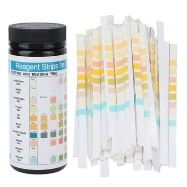 Falleo Clearance 100pcs Ketone Urine Test Strips Accurate Fast Measurement Ketones Level Monitor Test Strip