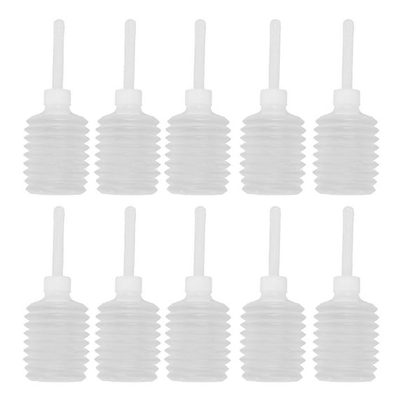 Falleo Clearance 10pcs Disposable Douche Applicator Bottle Professional Portable Women Home Anal Vagina Cleaner