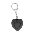 thumbnail image 1 of Falleo Clearance 125dB Self Defense Alarm LED Light Anti Attack Emergency Alert Heart Shape for Elderly Women Kids(Black ), 1 of 5
