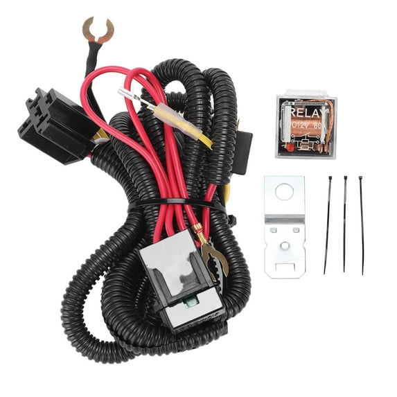 Falleo Clearance 12V Horn Wiring Harness Relay Kit Set for Car Truck Grille Mount Blast Tone Universal