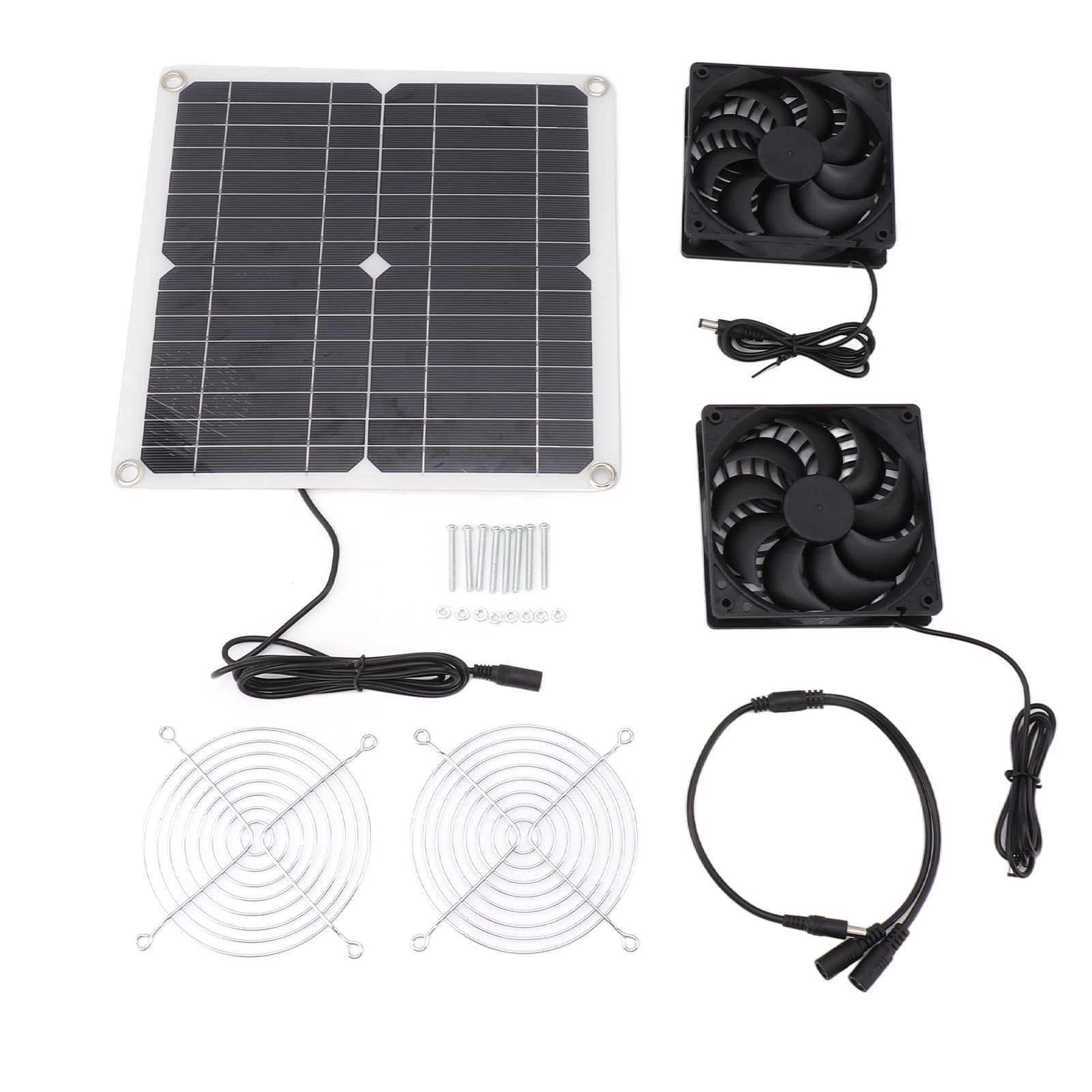 20 Inch Solar Powered Industrial Fan - High Velocity Floor Fan For Outdoor, Camping, Tents, Offices
