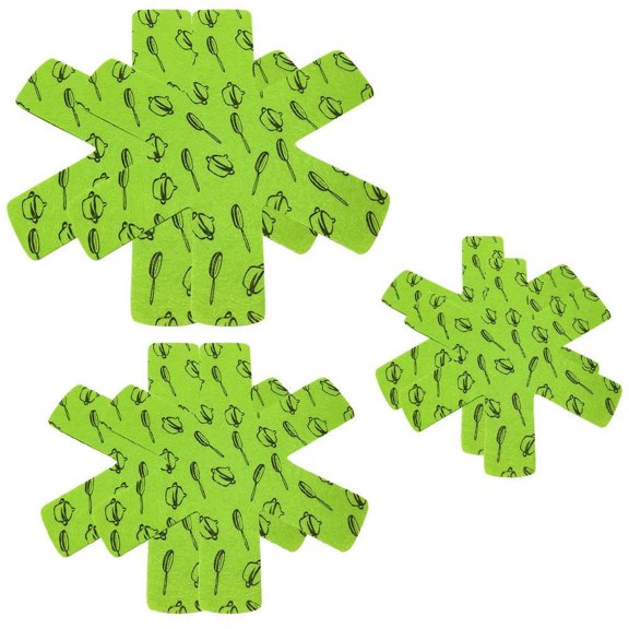 Falleo Clearance 12pcs Pot Pan Protectors Non Woven Divider Pads Reusable Pot Protection Pads for Storing Frying Pans Baking Trays