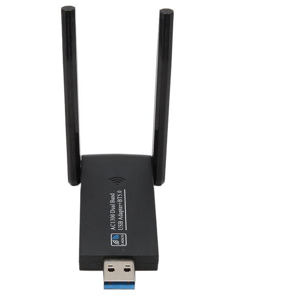 Falleo Clearance 1300Mbps USB WiFi Adapter Dual Band Bluetooth 5.0 USB3.0 Connection High Speed for Windows XP Vista7 8 8.1 10 11