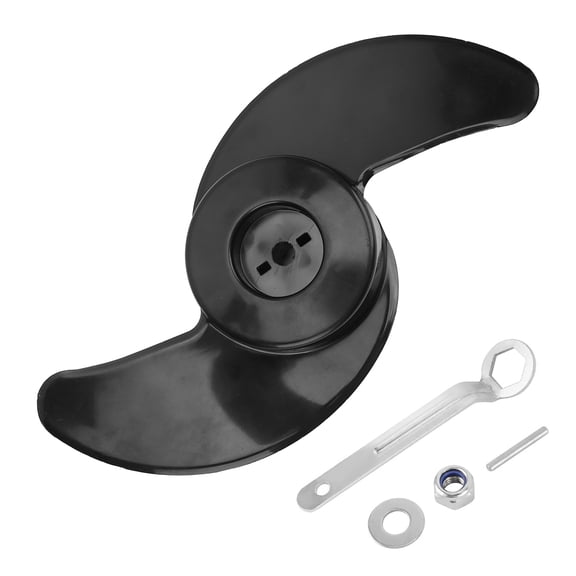Falleo Clearance 2 Blades Propeller Kit Electric Trolling Motor Parts for 50lb 60lb 68lb 88lb Outboard 12V 24V Motors