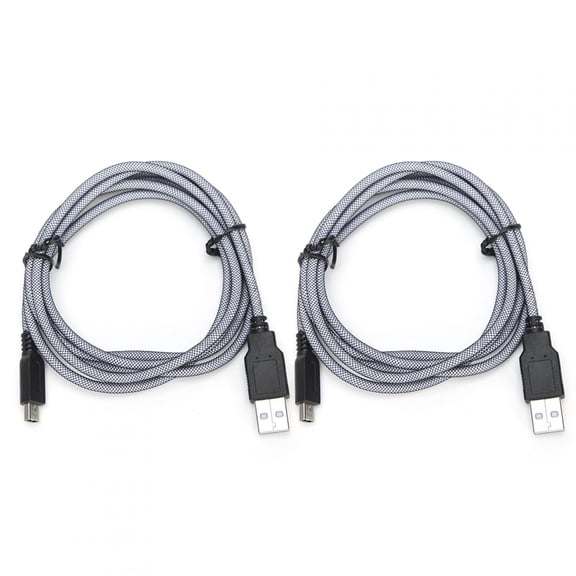 Falleo Clearance 2PCS 1.5M PVC Host Micro USB Charging Cable Durable Fit for Nintendo New 3DSXL NDSi 2DS