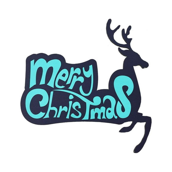 Falleo Clearance 2PCS Christmas Door Corner Sign Wood Frame Corner Decoration Christmas Door Sign Wall Wooden Sculpture For Living Room Bedroom Office Outdoor Indoor Frame