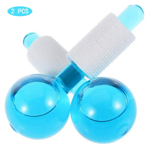 Falleo Clearance 2Pcs Ice Roller Globes Facial Roller Ball Cold Skin Facial Massage Tools for Face and Neck Headache