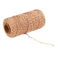 thumbnail image 1 of Falleo Clearance 2mm Two-Color Cotton Rope Diy Handmade Cotton Rope Photo Wall Decoration Crafts Braided Rope 2mm Thick (100 Meters/Roll) 1 Roll 29 Gold Wire + Pink, 1 Roll × Cotton Rope!, 1 of 8