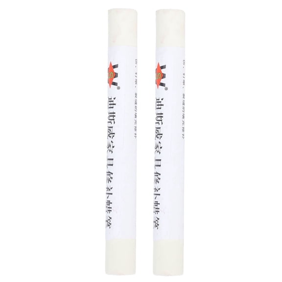 Falleo Clearance 2pcs Furniture Paint Floor Repair Crayon Scratch Patch Paint Pen Wood Composite Repairing Material Ivory White