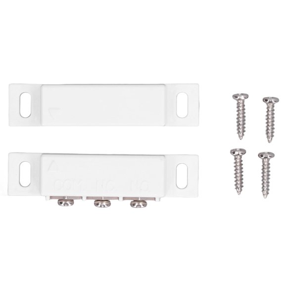 Falleo Clearance 2pcs Magnetic Reed Switch Normally Open Closed Magnetic Contact Switch for Door Wall