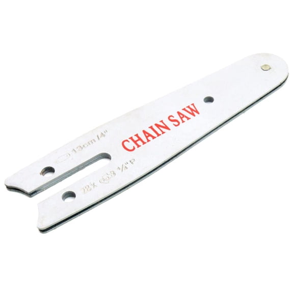 Falleo Clearance 4 IN Mini Electric Chainsaw Set Electric Chain Saw Accessories Practical Electric Chain Saw Guide Plate