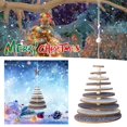 thumbnail image 1 of Falleo Clearance 4 Multilayered Round Beaded Christmas Tree Ornaments, 1 of 9