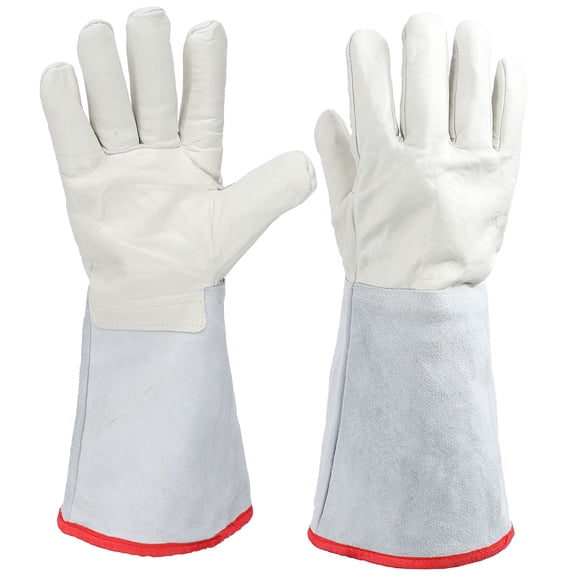 Falleo Clearance 40cm Long Cryogenic LNG Liquid Nitrogen Treatment Protective Glove Work Cryo Gloves