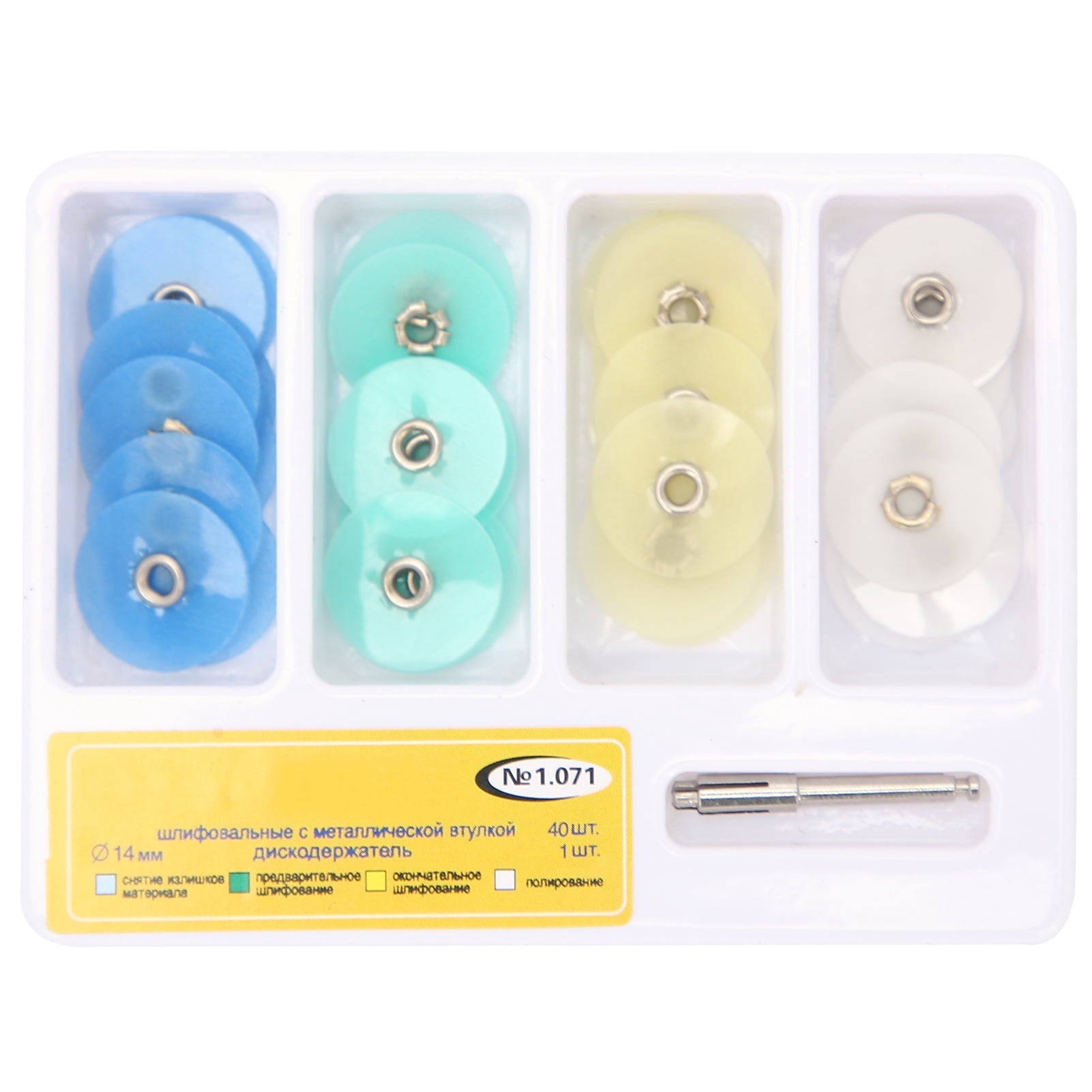 Tooth Disc Falleo Clearance 40pcs/box Dental Polishing Discs Resin Oral Teeth ...
