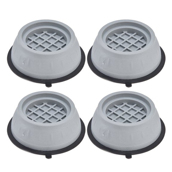 Falleo Clearance 4pcs Washing Machine Pad Shockproof Noise Cancelling Prevent Slip Washer Foot Cushion for Refrigerator Dryer8cm Diameter