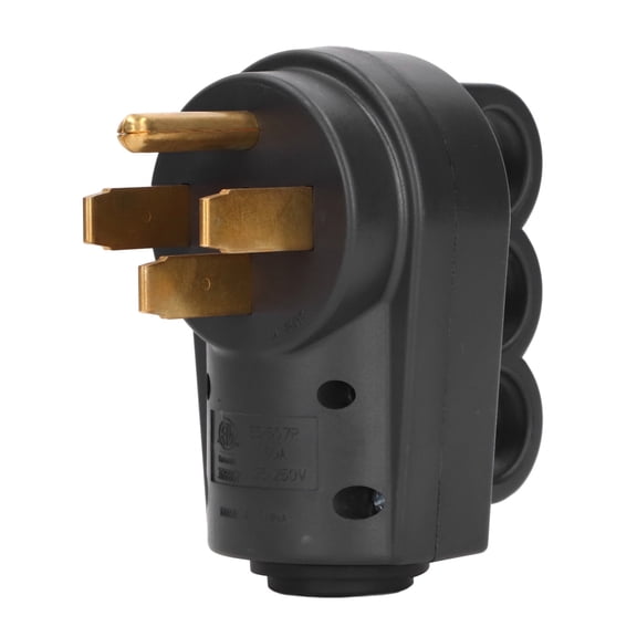 Falleo Clearance 50A RV Plug Male NEMA 14?50P 125/250V Heavy Duty Replacement with Handles for EV Generator Cord