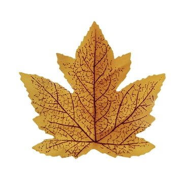 Falleo Clearance 50PCS Artificial Maple Leaves Autumn Leaves For Weddings Autumn Parties Art Scrapbooking Decorations