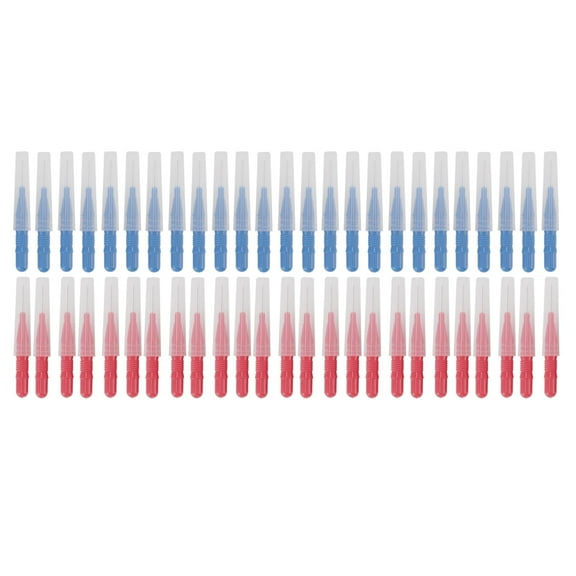 Falleo Clearance 50Pcs Interdental Brush Tooth Floss Tooth Cleaning Tool Toothpick Dental Flossing Brush Oral Dental Hygiene Dental Flosser