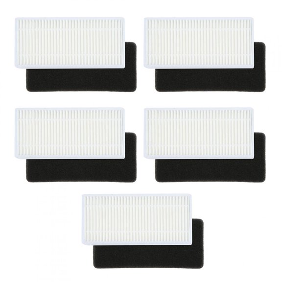 Falleo Clearance 5pcs Filter Replacement Parts Fit for Deebot N79 N79S Robotic Vacuum Cleaner Accessories