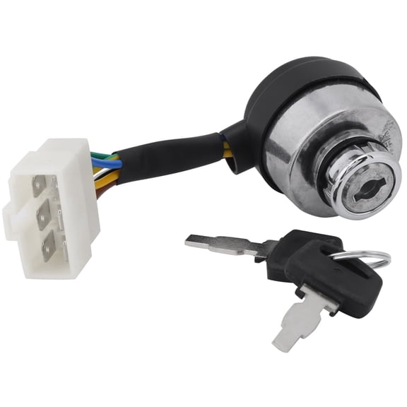 Falleo Clearance 6 Wire Ignition Start Key Switch For 2.5-6.5KW 188F Gas Generator