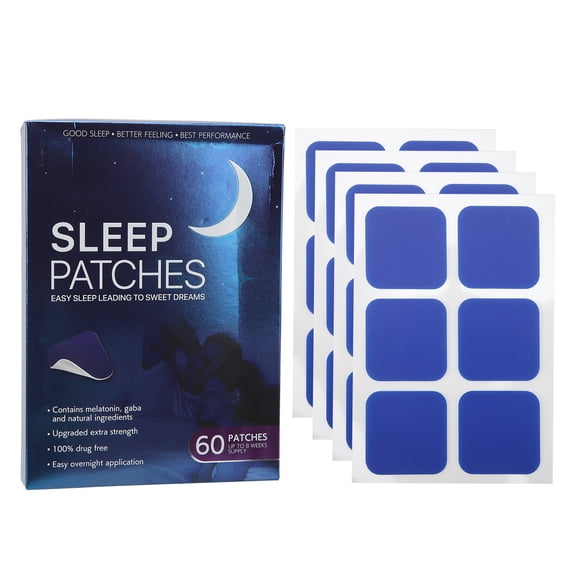Falleo Clearance 60pcs Sleeping Patches Promote Deep Sleep Overnight Application Sleep Aid for Light Sleepers