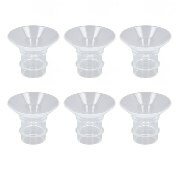 Falleo Clearance 6pcs Flange Inserts Hands Free Bust Pump Wearable Portable Spectra 24mm Shields Flanges 19mm / 0.7in