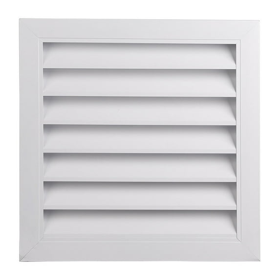 Falleo Clearance 9.8x9.8in Shed Vent Aluminum Alloy Gable Vent Waterproof Rainproof Air Vents Cover for Ceiling Wall