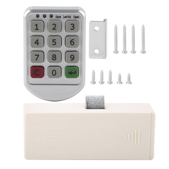 Falleo Clearance ABS Plastic Panel Digital Electronic Intelligent Password Keypad Number Cabinet Door Code Lock