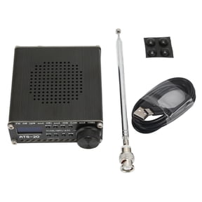 Falleo Clearance AM FM Shortwave Radio Multifunction Aluminium Alloy All Band Radio Receiver with SSB Reception for Outdoor Home