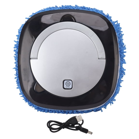 Falleo Clearance Automatic Floor Mopping Robot Mopping Robot with Water Tank Vacuum and Mop Cleaning Robot Silver