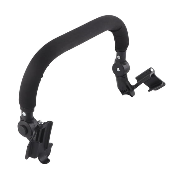 Falleo Clearance Baby Stroller Bumper Bar Universal Adjustable Angle Stroller Armrest Comfortable Silicone Stroller Handle