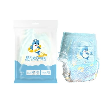 Falleo Clearance Baby Swimming Diaper 360 Degrees Elastic Waist Leakproof Reusable Toddlers Swim Diaper XXL