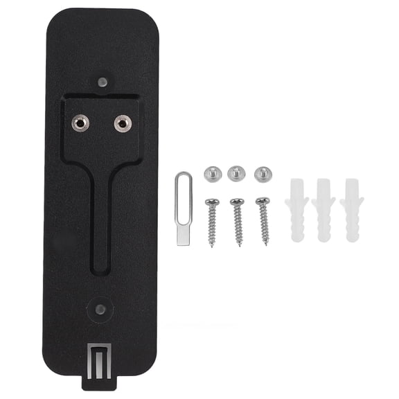 Falleo Clearance Backplate for Blink Video Doorbell Plastic Doorbell Back Plate Replacement Part with Mount Accessory Black