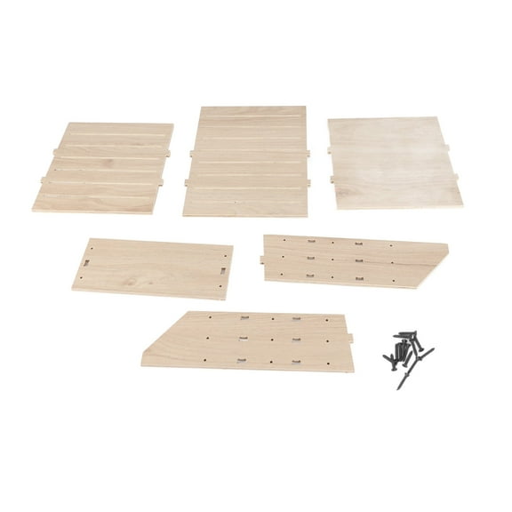 Falleo Clearance Bat House Handcrafted Weatherproof Corrosion Protection Wooden Bat Box for Outdoor Garden Wood