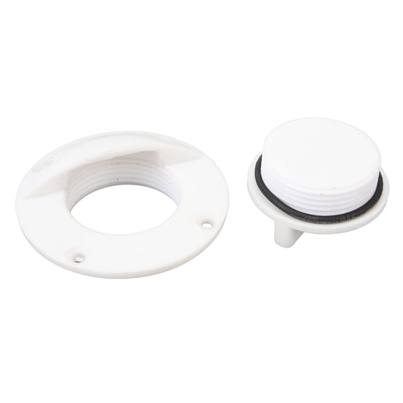 Falleo Clearance Boat Drain Plug Kit Excellent Sealing High Strength Nylon Transom Drain Plug for Marine