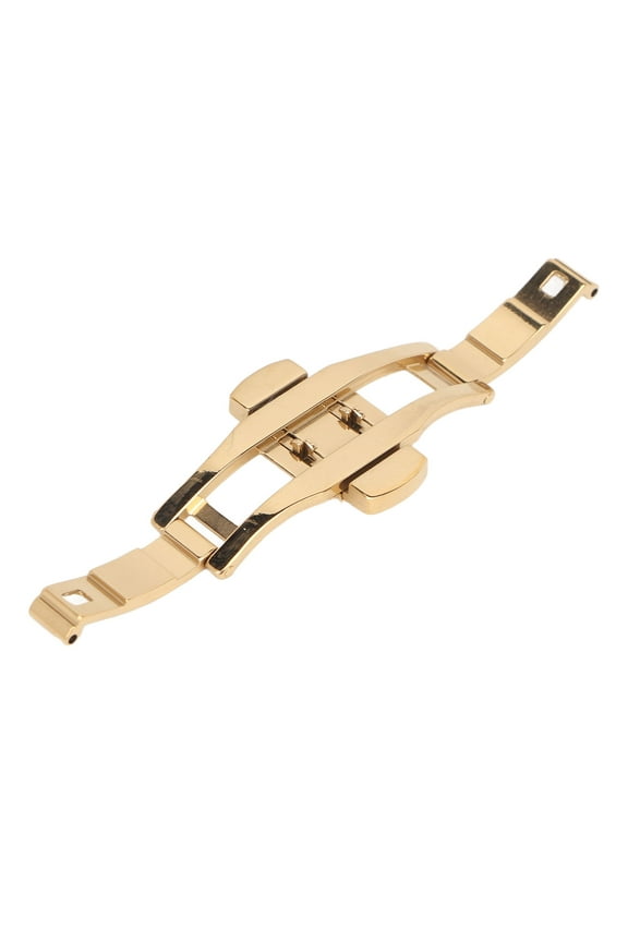 Clearance Butterfly Clasp Universal 6x23mm Watch Clasp Buckle 2 Push Buttons for Repair Maintenance