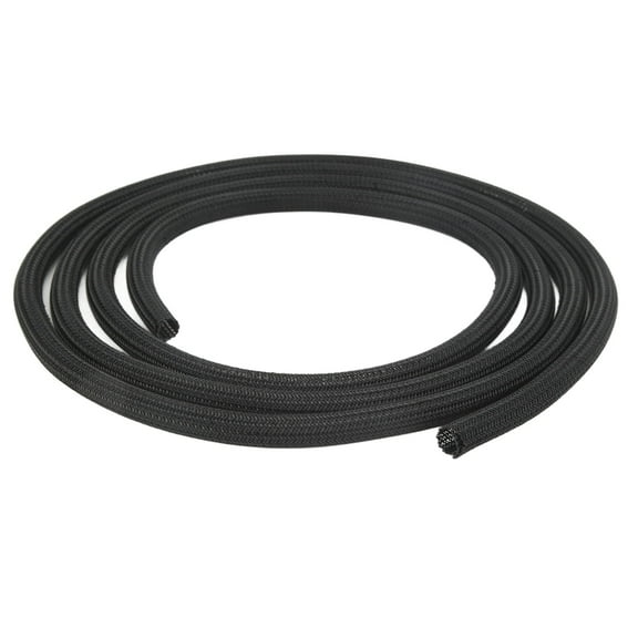 Falleo Clearance Cable Sleeve 1/2in Diameter Polyethylene Prevent Pets Chewing Black Cord Protector 3 Meter / 10ft