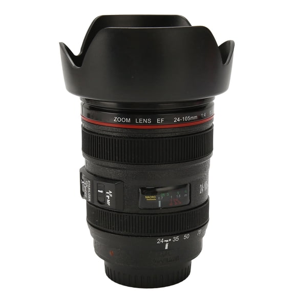 Falleo Clearance Camera Lens Coffee Mug ABS Portable Unique Photographer Camera Lens Mug for Travel Gift